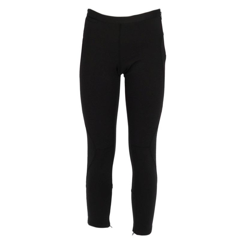 Moschino Y2k Black Stretch Fabric Trousers With Side Zip & Zipped Hems
